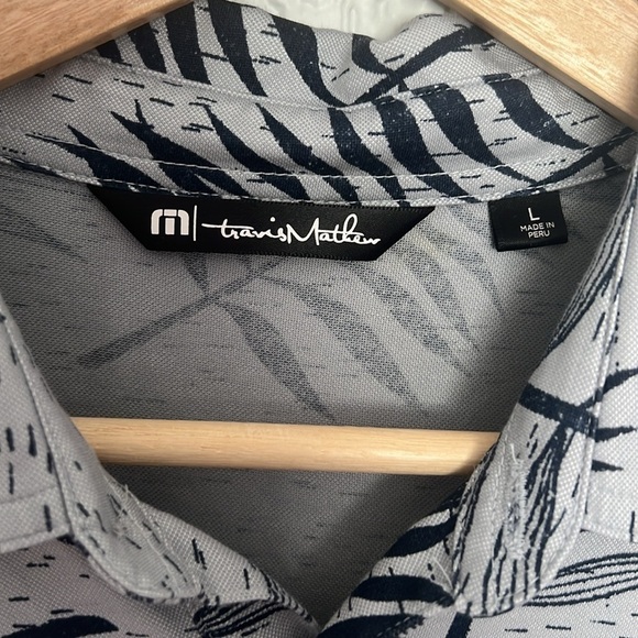 TRAVIS MATHEW Men’s Gimme Two Slim Fit Polo Shirt Tropical Print Large - Picture 6 of 11